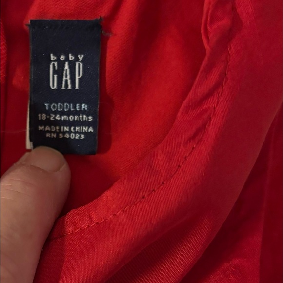 Baby Gap Red dress. Velvet with sweater included  #xmas - Picture 5 of 8